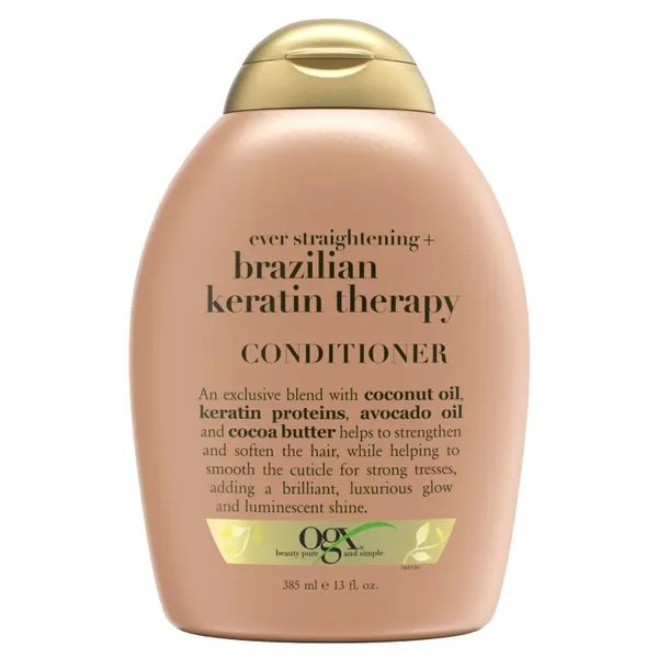 OGX Ever Straightening+ Brazilian Keratin Smooth Conditioner 385ml