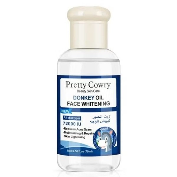 Pretty Cowry Face Whitening Donkey Oil 75ml