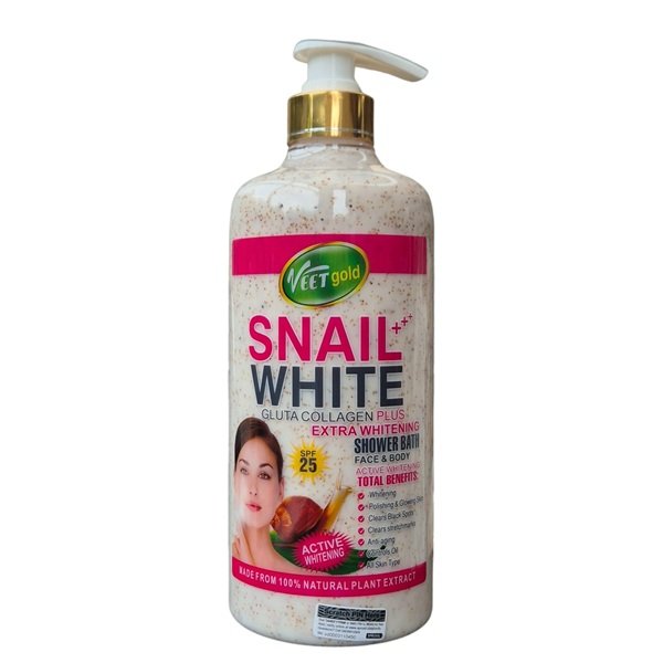 Veetgold Snail White Whitening Shower Bath 1000ml