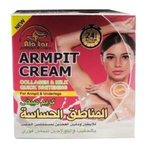 Alattar Whitening Cream for Sensitive Areas with Milk & Collagen 200ml