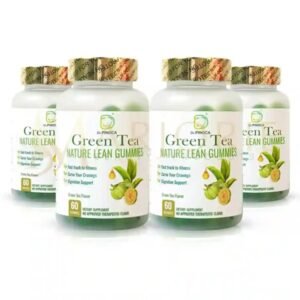Dr. Pinoca Green Tea Nature Lean Gummies 4 Bottles x 60 Gummies