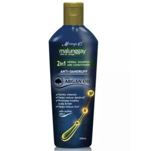 Moringa-O Malunggay 2-in-1 Herbal Anti-Dandruff Shampoo and Conditioner for Dry and Itchy Scalp 200ml