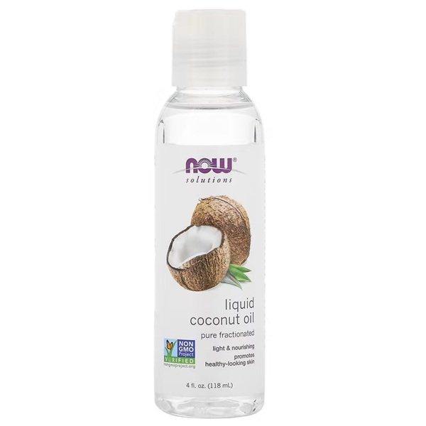 Now Foods Solutions Liquid Coconut Oil Pure Fractionated 118ml