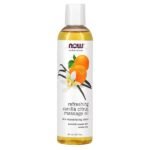 Now Foods Solutions Refreshing Vanilla Citrus Massage Oil 237ml