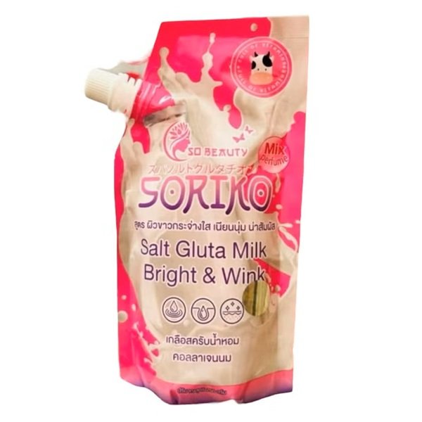 So Beauty Soriko Salt Gluta Milk & Wink 250gm