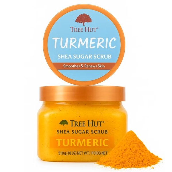 Tree Hut Turmeric Shea Sugar Scrub Smoothens & Renew Skin 510gm