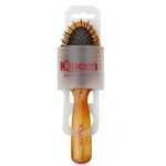 IQueen Glossy Lux Small Oval Detangler Hair Brush 50x175mms