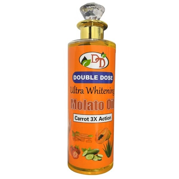 Double Dose Ultra Whitening Molato Body Oil Carrot 3X Action 300ml