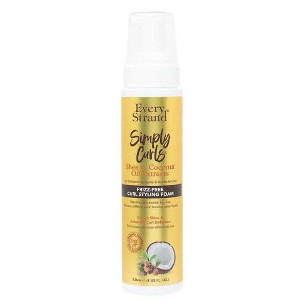 Every Strand Simply Curls With Shea & Coconut Oil Curl Styling Foam 236ml