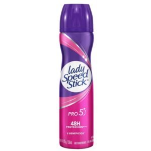 Lady Speed Stick Pro 5 Benefits Antiperspirant Spray Deodorant 150ml