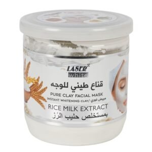 Laser White Pure Clay Facial Mask Rice Milk Extract, 400gm