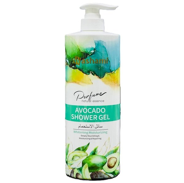 Washami Avocado Shower Gel Whitening Moisturizing 1000ml