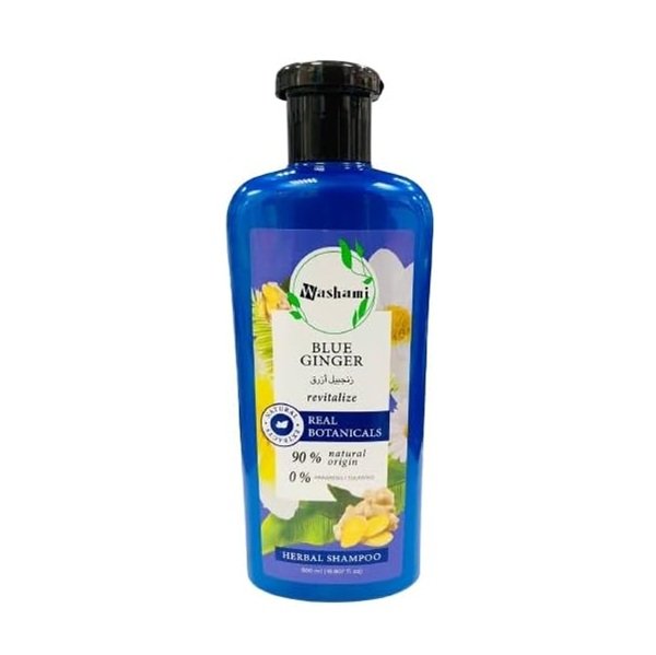 Washami Blue Ginger Revitalize Herbal Shampoo 500ml