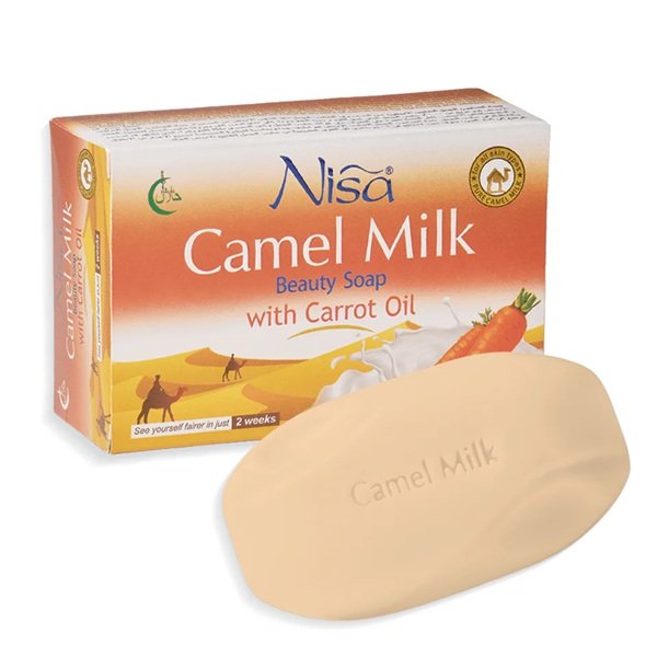 Nisa Whitening Camel Milk Soap Carrot Oil