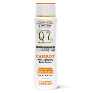 Q7 Paris Carrot Skin Lightening Body Lotion Classic Edition 300ml