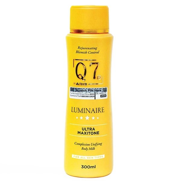 Q7 Paris Luminaire Ultra Maxitone Complexion Unifying Body Milk 300ml