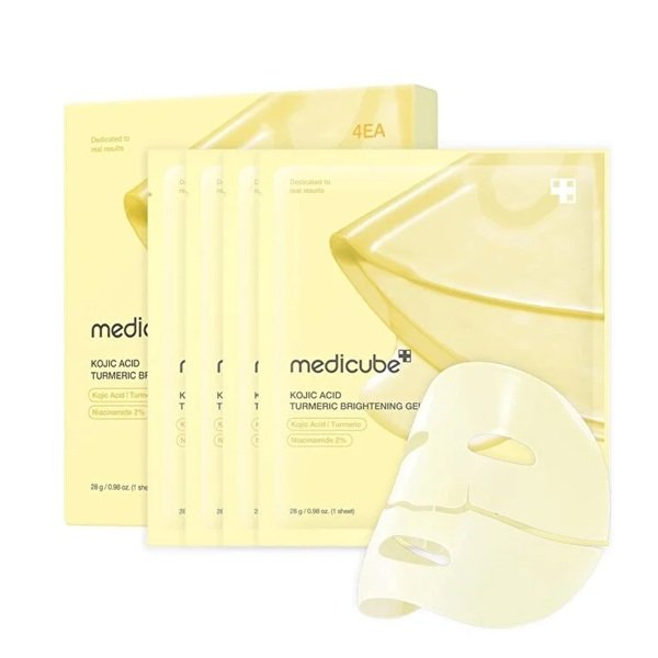 Medicube Kojic Acid Turmeric Brightening Gel Mask Set