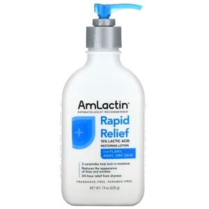 AmLactin Rapid Relief 15% Lactic Acid Restoring Lotion Fragrance Free 225gm