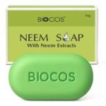 Biocos Pure Neem Soap Fights Acne & Oil, Purifies & Hydrates Skin