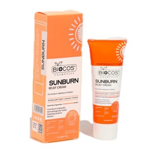 Biocos Sunburn Relief Cream Soothing Hydration for Damaged Skin