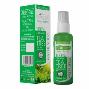 Biocos Ubtan Tea Tree Facial Mist Hydrating Spray for Acne & Redness Relief