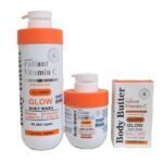 Clini-Tone Body Butter Vitamin C Kojic All-Over Glow Body Wash + Lotion + Soap