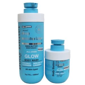Clinitone Body Butter Deep Moisturizing Glow Body Lotion + Body Wash Combo Set