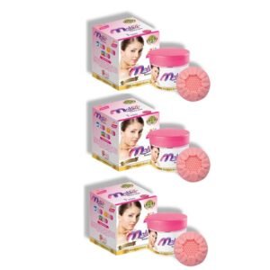 Malika Whitening Beauty Cream with Free Soap Pack of 3