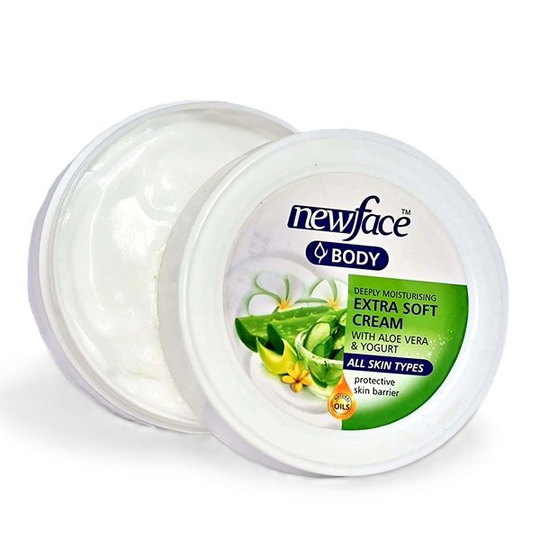 New Face Extra Soft Cream Deep Moisturization with Aloe Vera & Yogurt