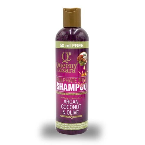 Queeny Cazara Argan Coconut & Olive Sulphate Free Shampoo