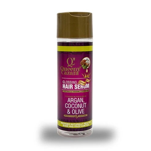 Queeny Cazara Glossing Hair Serum Argan, Olive Oil