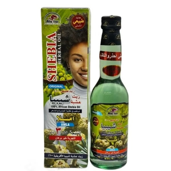 Alattar 100% African Shebia Herbal Oil with AMLA Pure Natural Oil for Hair and Skin 200ml