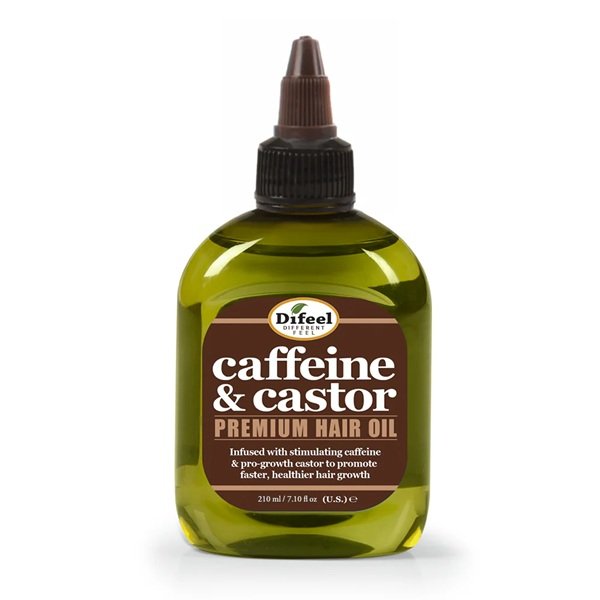 Difeel Caffeine & Castor Premium Hair Oil for Faster Hair Growth 210ml