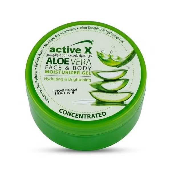 ActiveX Aloe Vera Moisturizing Gel  Hydrating & Brightening Face & Body Gel 300ml
