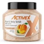 ActiveX Apricot Deep Exfoliating Face & Body Scrub for Smooth, Soft & Radiant Skin 500ml