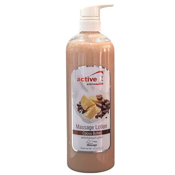 ActiveX Cocoa Butter Massage Lotion Nourishing Hydrating & Relaxing Body Moisturizer 1000ml