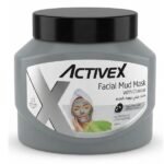ActiveX Deep Cleansing Face Mask for Oil Control & Skin Purification Charcoal Facial Mud Mask 500ml