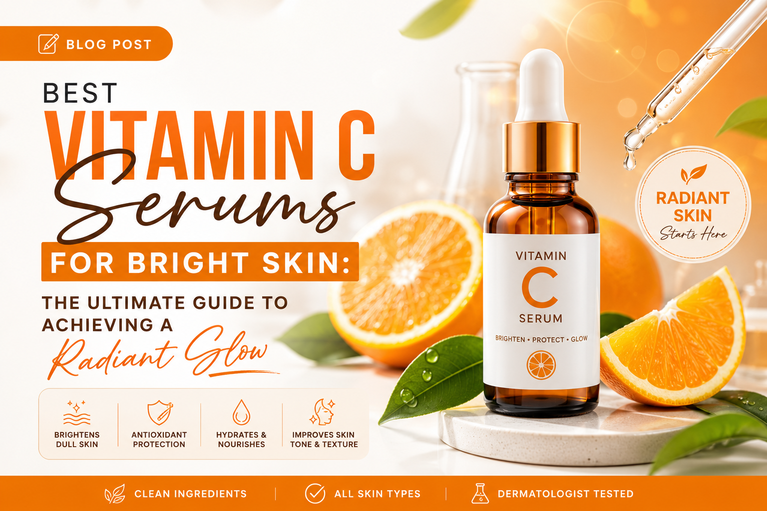 Best Vitamin C Serums for Bright Skin The Ultimate Guide to Achieving a Radiant Glow
