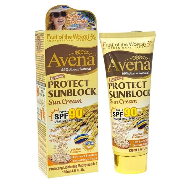 Fruit Of The Wokali Fast Absorption Water Resistant Sunscreen Cream SPF90 130ml