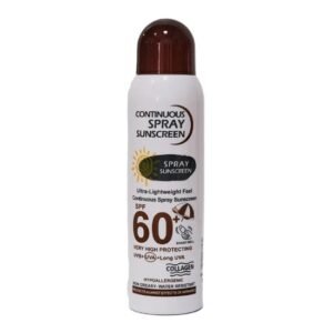 Fruit of the Wokali Collagen SPF60 Spray Sunscreen, Light Feel, Hypoallergenic, Non-Greasy, Water Resistant 230ml
