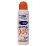 Fruit of the Wokali Continuous Collagen Aerosol Sunscreen Spray, Ultra-Light Touch, SPF 90, Non-Greasy, Water Resistant, 230ml