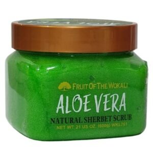 Fruit of the Wokali Illuminating and Softening Body Scrub with Aloe Vera 600gm