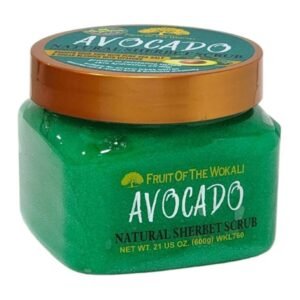 Fruit of the Wokali Nourishing Body Scrub with Avocado Extract and Sweet Cream 600gm