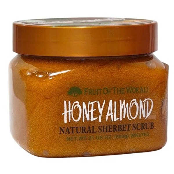 Fruit of the Wokali Nourishing and Softening Body Scrub With Honey Extract And Almond Oil 600gm