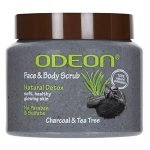 ODEON Charcoal Tea Tree Oil Body Scrub 300ml