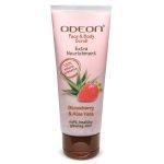 ODEON Strawberry Aloe Vera Face and Body Scrub 100ml