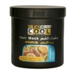 Silky Cool Argan Oil Deep Conditioning Mask with Vitamin E for Hair Growth 1000ml