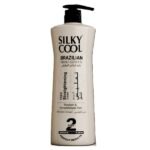 Silky Cool Brazilian Nano Keratin Hair Straightening & Smoothing  Step-2 Straightening Cream 1000ml