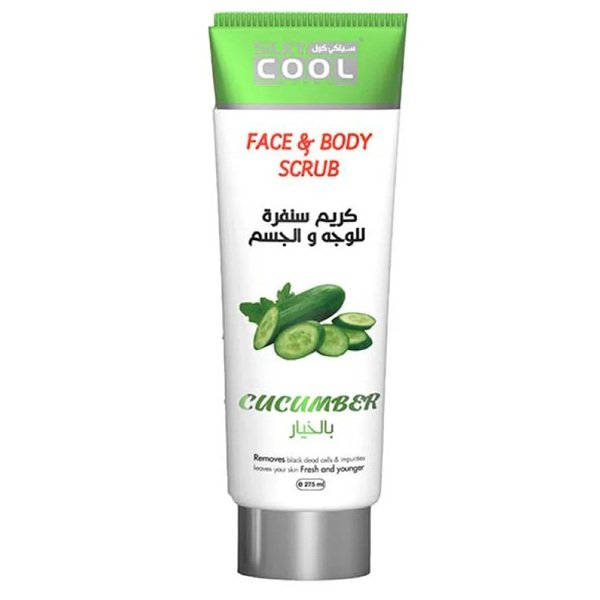 Silky Cool Cucumber Facial Face & Body Scrub Tube 275ml
