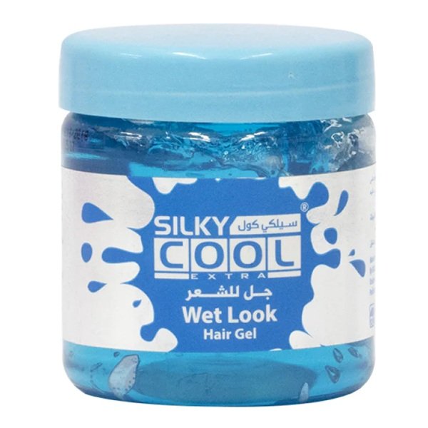 Silky Cool Extra Strong Hair Gel Blue 100ml